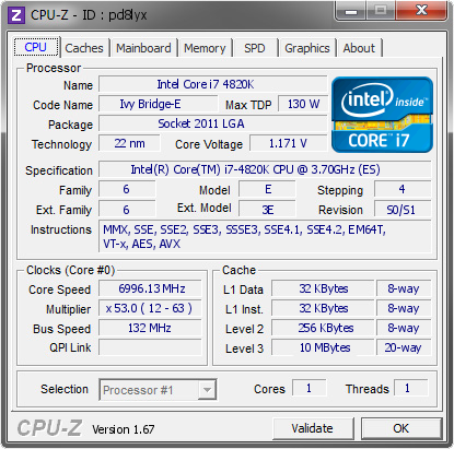 4820K 7ghz