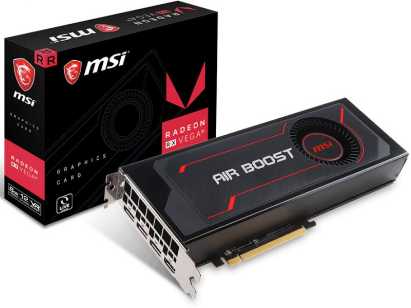 MSI lanza nuevas tarjetas gráficas Radeon RX Vega 56 Air boost OZEROS