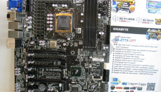 COMPUTEX 2012: GIGABYTE se las juega con su Z77X-UP7 y sus 32 fases de poder