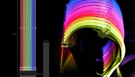 Lian Li lanza un cable ATX de 24 pines con iluminación RGB